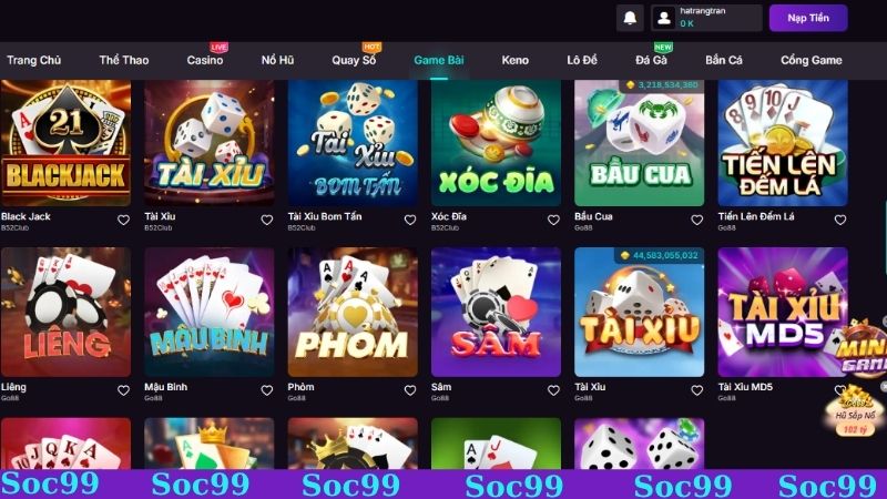 Trò chơi game bài cùng bạn đối kháng công bằng
